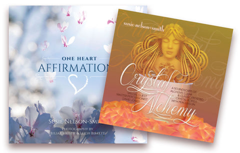 One Heart Affirmations plus Crystal Alchemy