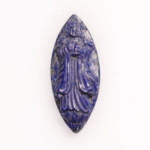 Lapis Lazuli with carved Buddha