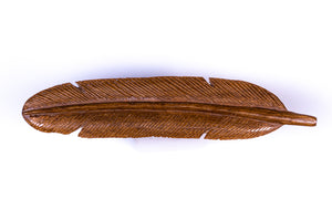 Brown Leaf carved Woolly Mammoth